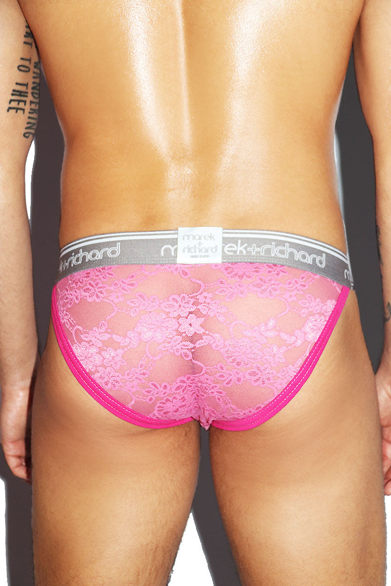Ohh Lala High Cut Bikini -Pink
