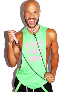 Pet Play Leash Harness-Pink