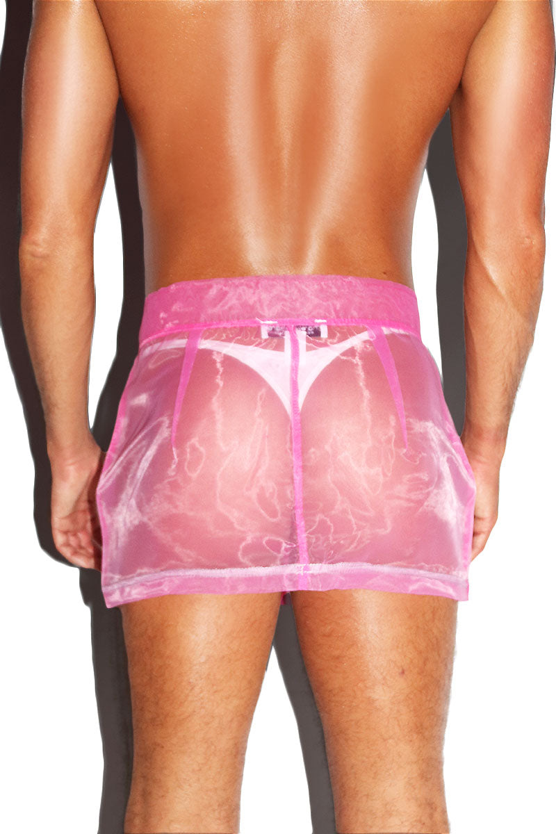 Pony Rides Utility Organza Skirt- Pink