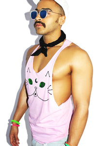 Kitty Constellation String Tank-Lilac