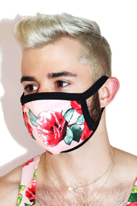Rosebud Face Mask- Black