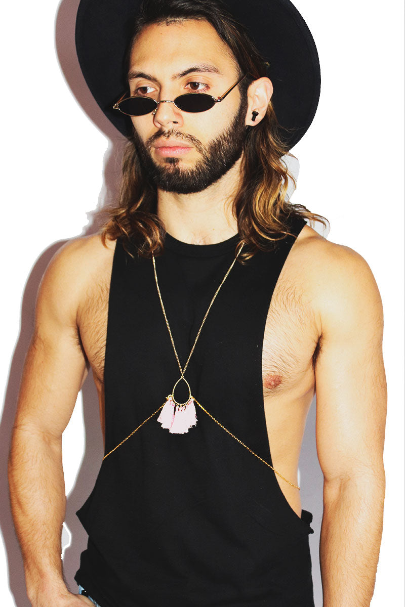 Fringe Benifits Harness-Pink