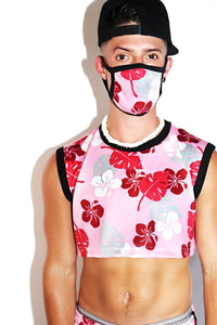 Honolulu Extreme Crop Tank- Pink