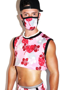 Honolulu Extreme Crop Tank- Pink