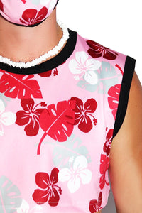 Honolulu Extreme Crop Tank- Pink