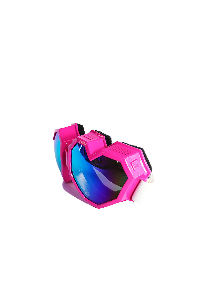 Electric Love Goggle Sunglasses- Pink