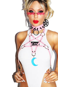Pentagram Harness- Pink