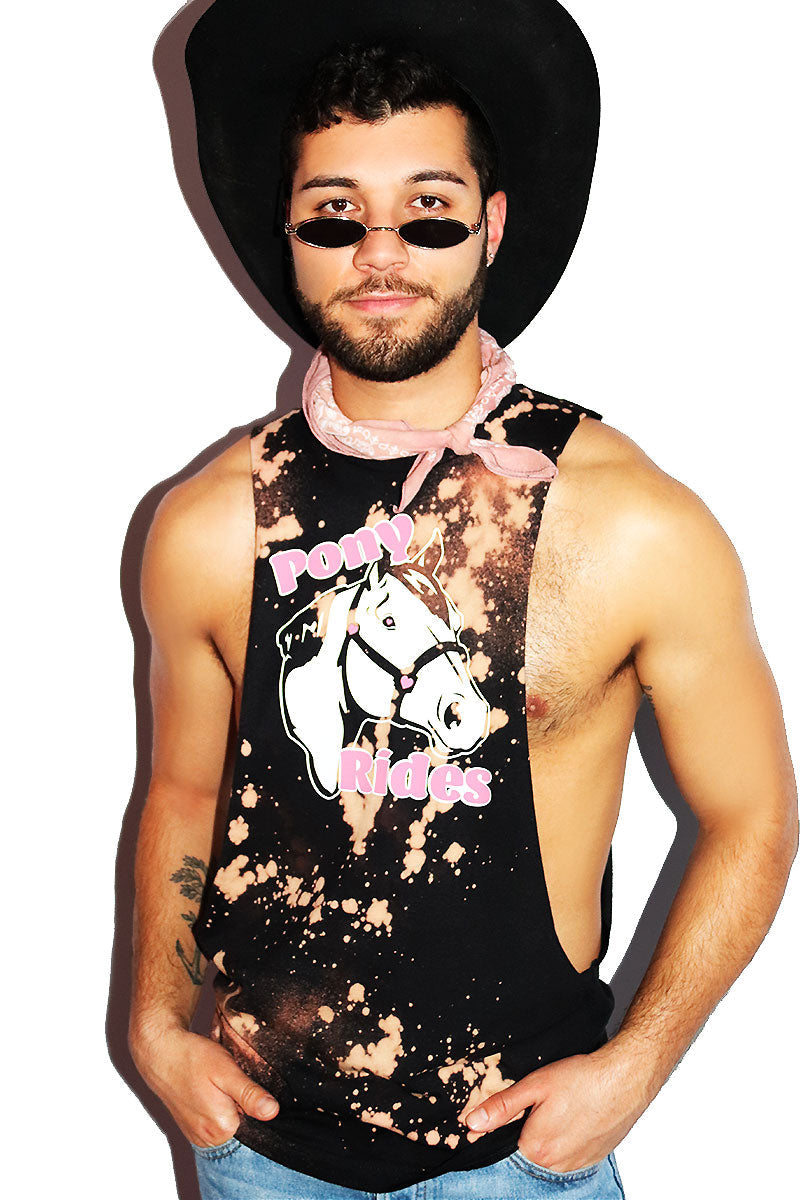 Pony Rides Low Arm Shredder- Black Spot