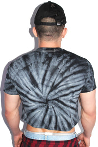 Scary Movie Crop Tee-Black