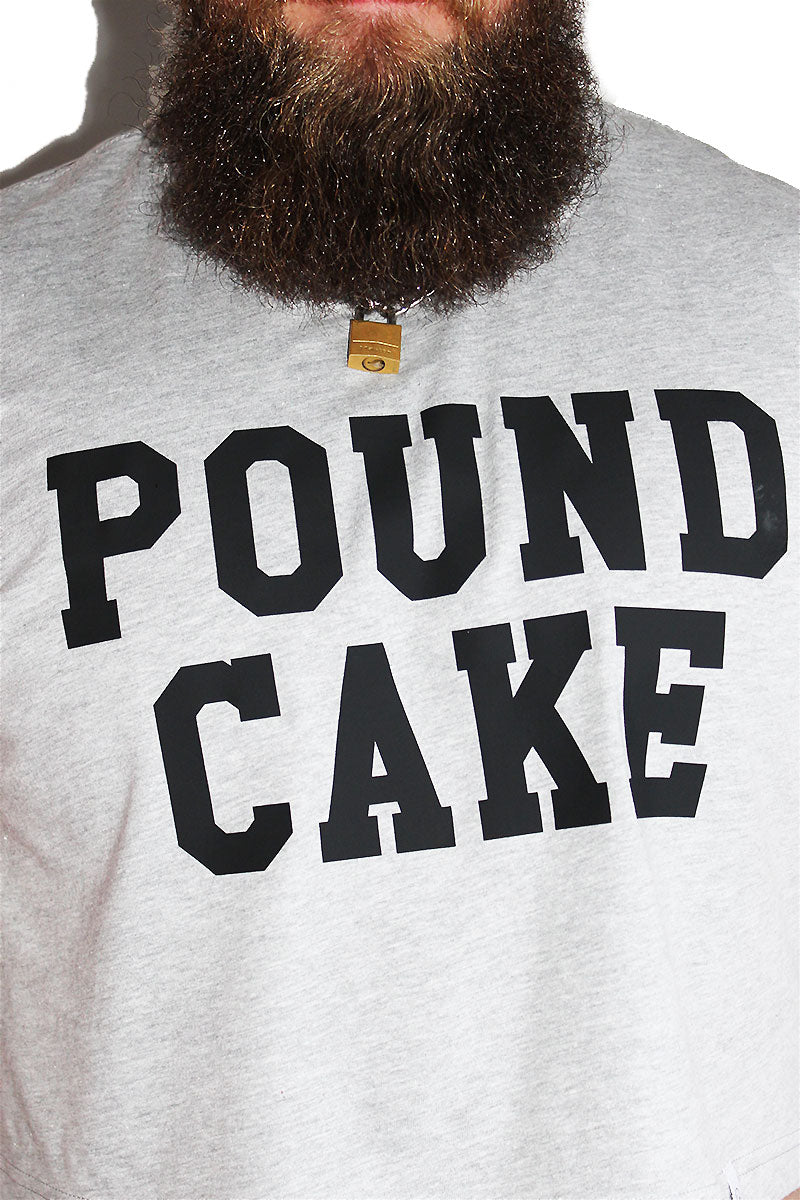 PLUS: Pound Cake Crop Tee- Grey