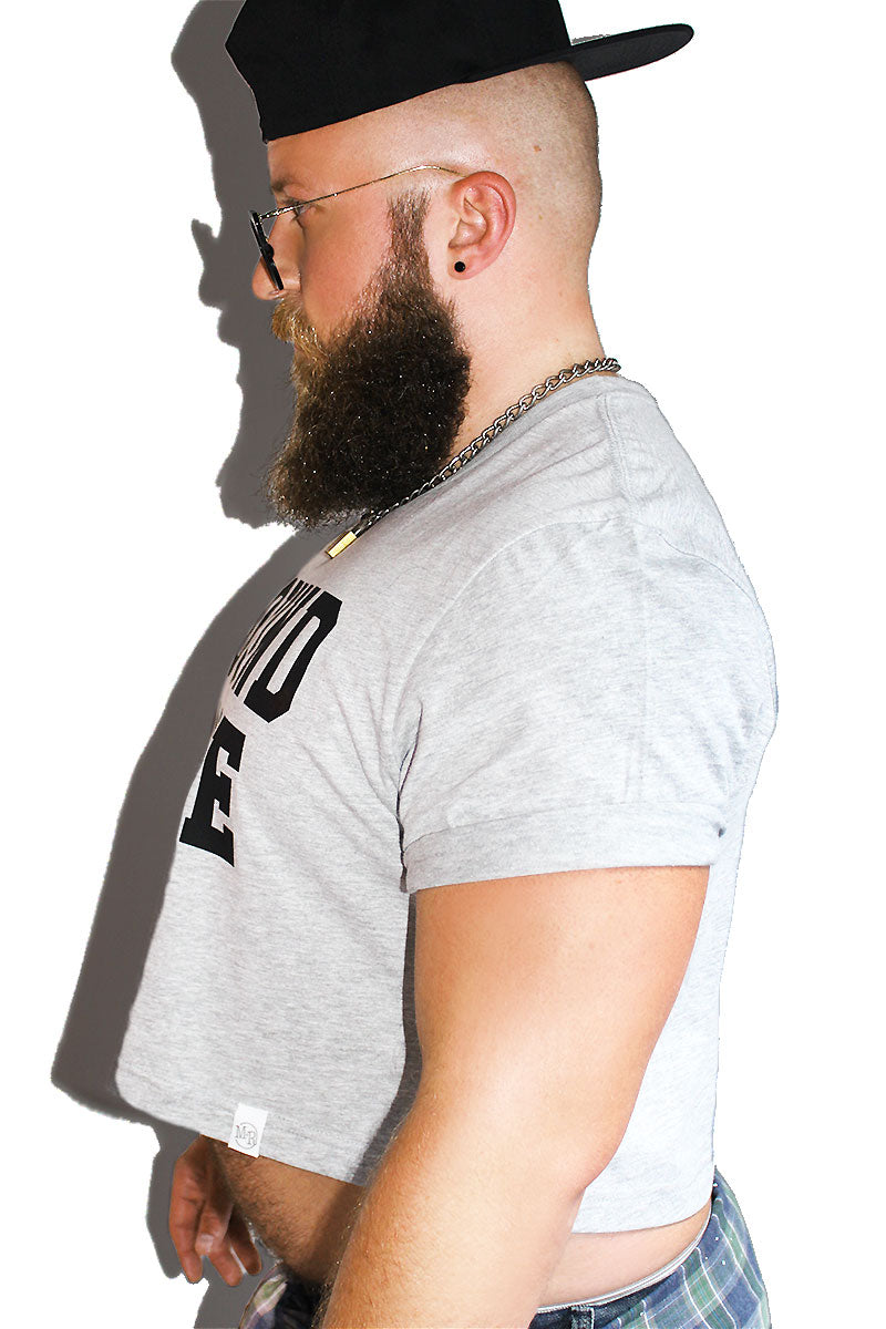 PLUS: Pound Cake Crop Tee- Grey