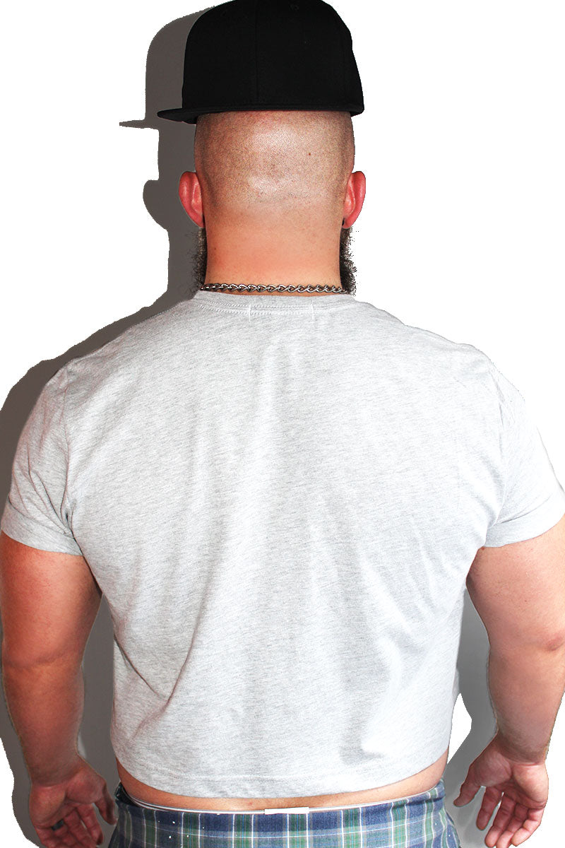 PLUS: Pound Cake Crop Tee- Grey