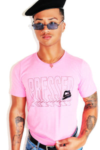 Pressed Tee-Neon Pink