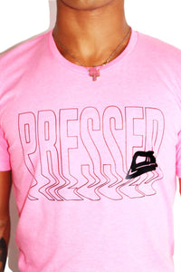 Pressed Tee-Neon Pink