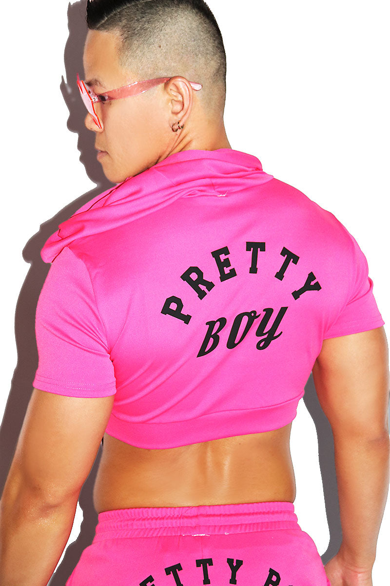 Crop top best sale hoodie for guys