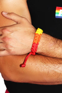 Braided Rainbow Bracelet -Multi