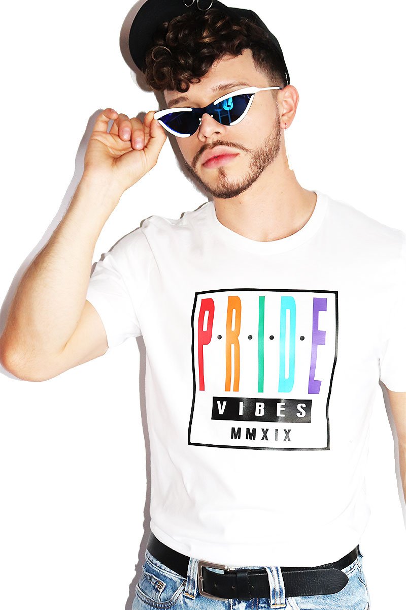 Pride Vibes Tee-White
