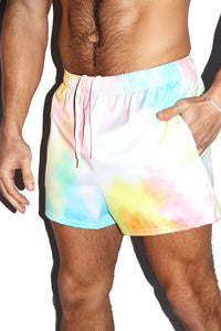 Cotton Kandi All Over Print Active Shorts- Multi