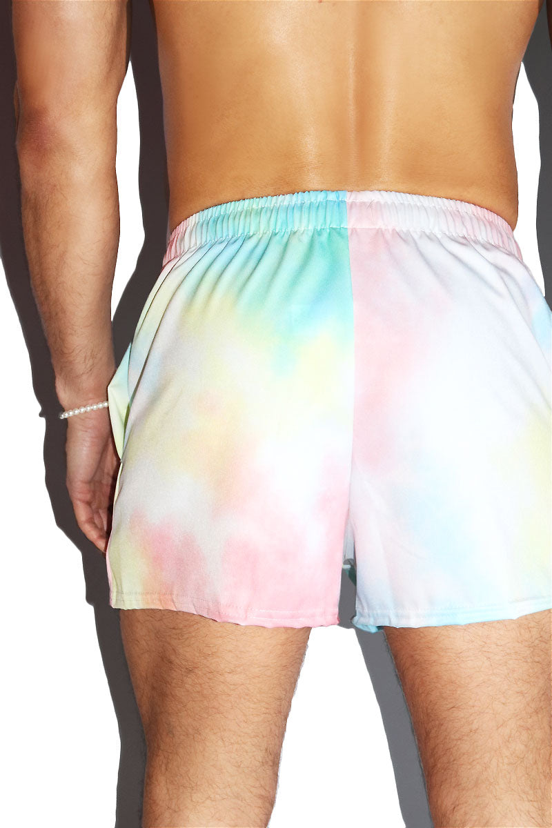Cotton Kandi All Over Print Active Shorts- Multi
