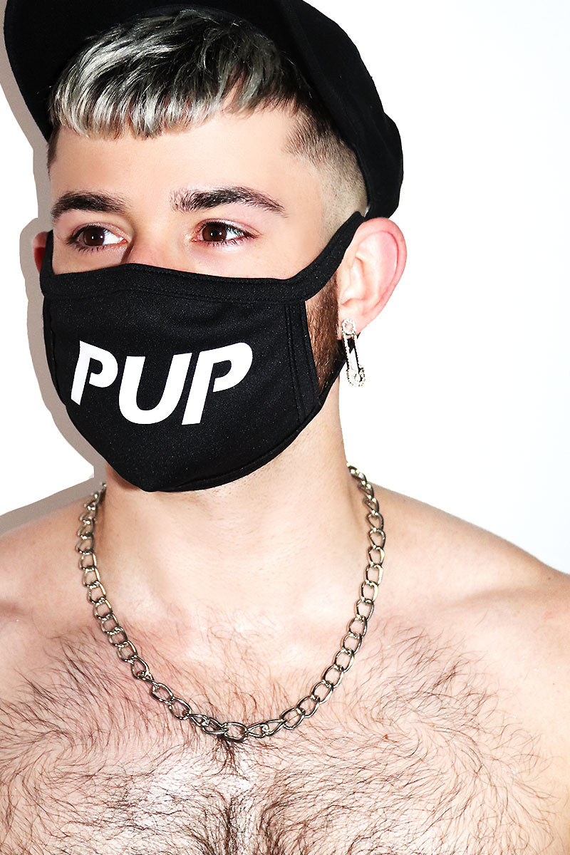 Pup Face Mask- Black