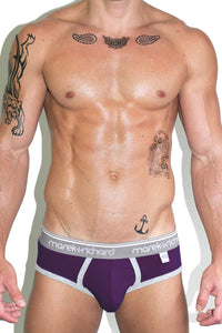 Core Open Back Brief-Purple