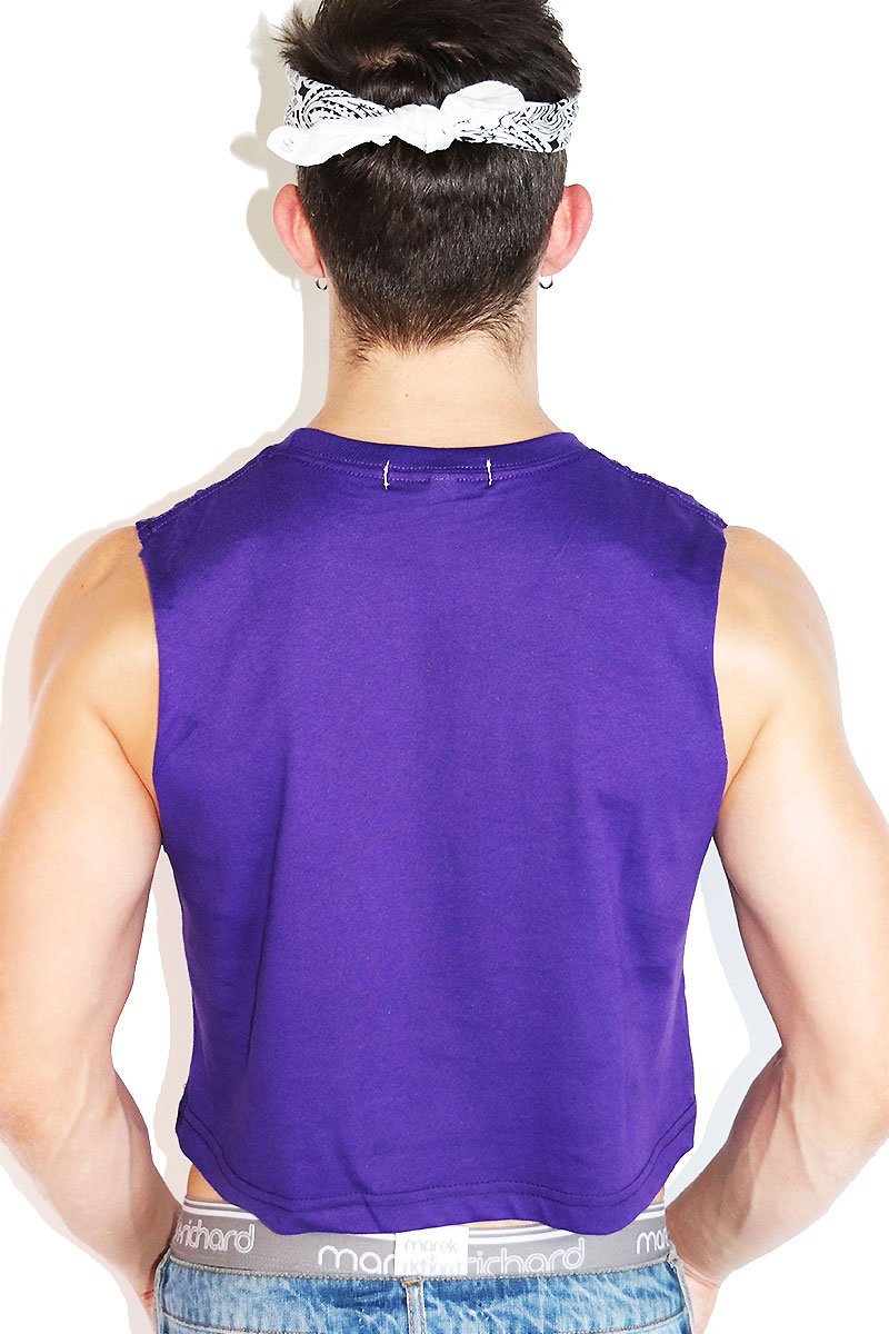 Core Crop Tank-Purple
