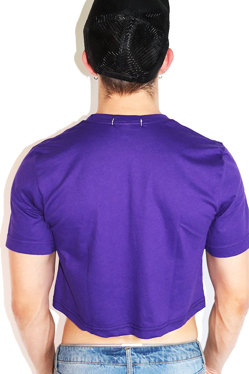 Core Crop Tee-Purple