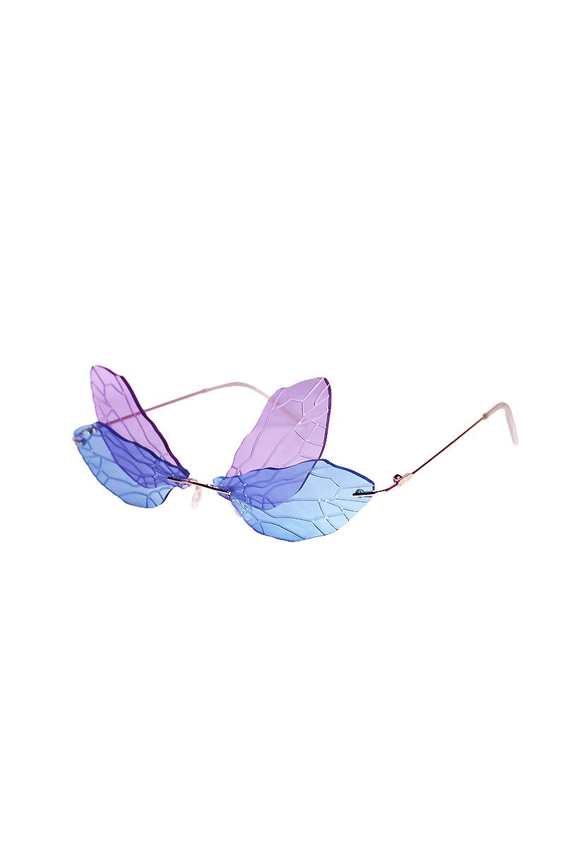 Fairy Frameless Sunglasses- Purple