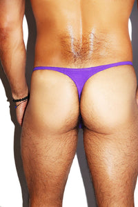 Santa Monica String Thong- Purple