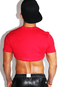 Puta Extreme Crop Tee- Red