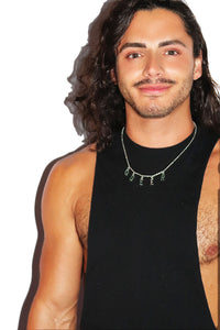 Queer Charm Exist Necklace - Silver