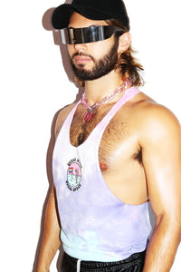 Queer Space Tye Dye String Tank- Multi