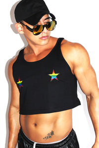 Star Pasties Racerback Tank- Black