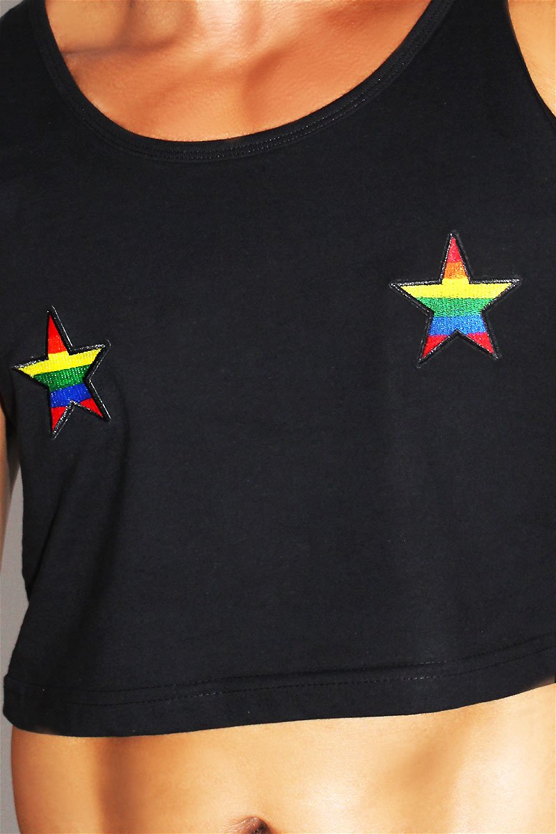 Star Pasties Racerback Tank- Black