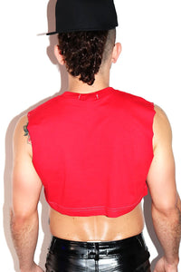 Core Extreme Crop Tank-Red