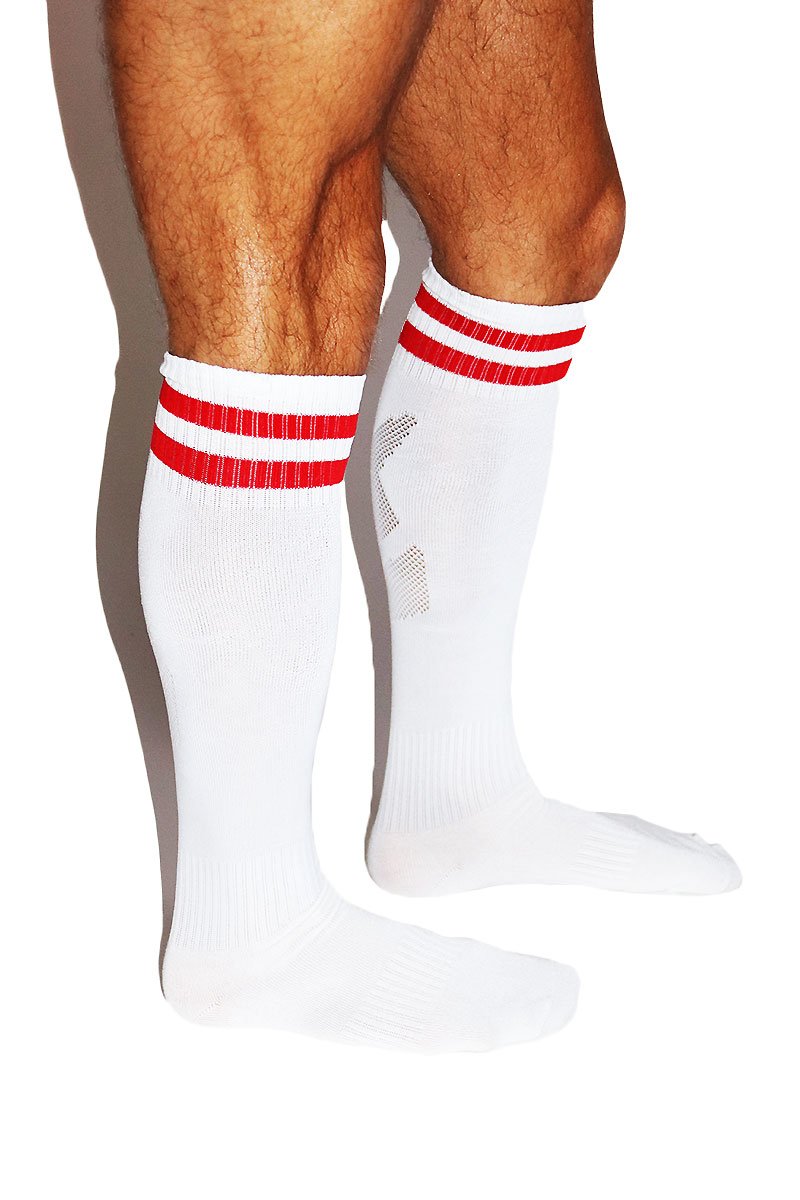 Sport Knee High Socks- White