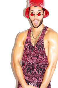 Red Rocks String Tank- Red