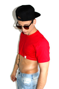 Core Extreme Crop Tee-Red
