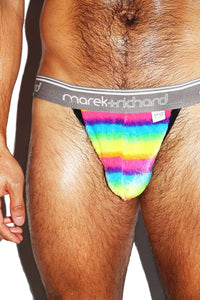Furry Rainbow Jockstrap- Multi
