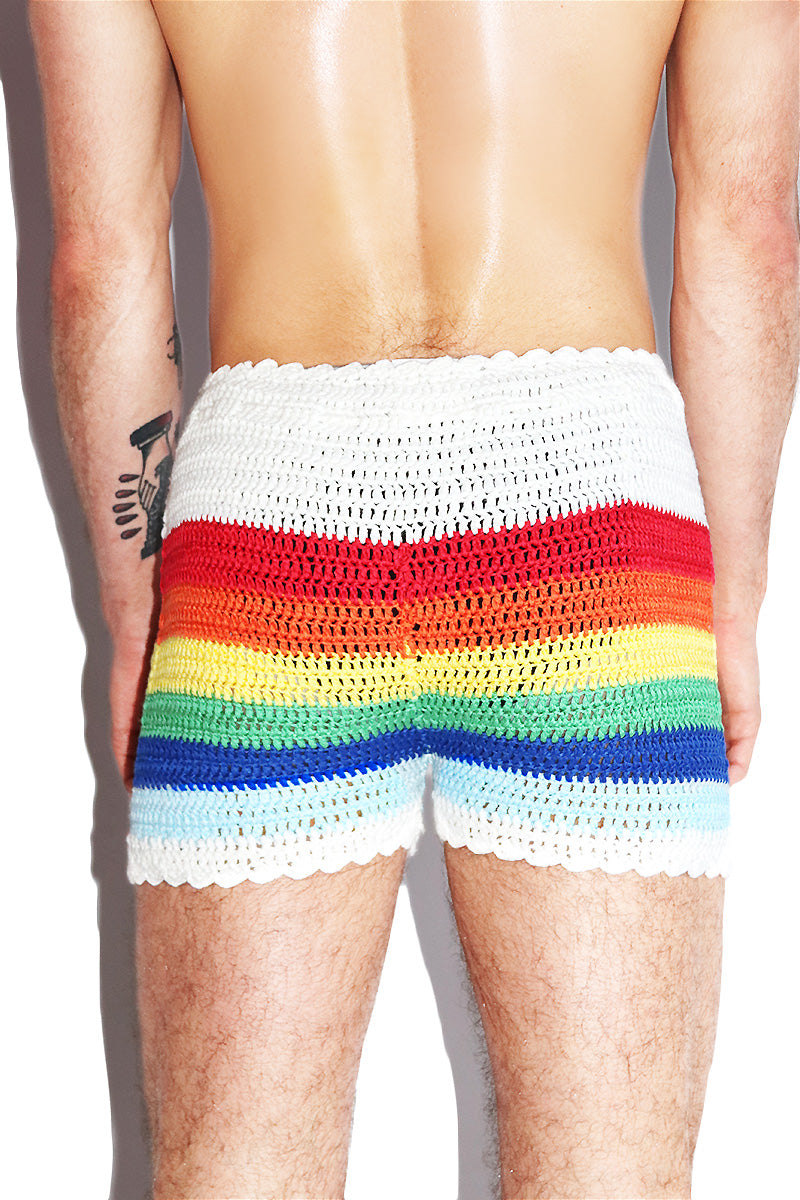 Crochet on sale swimming trunks