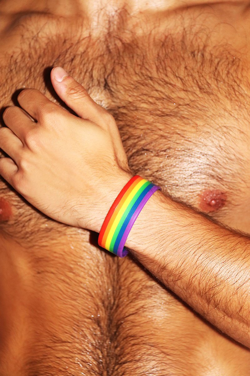 Rainbow Silicon Bracelet -Multi