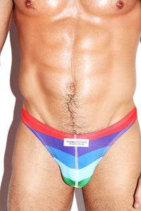 Rainbow Thong- Multi
