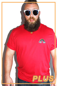 PLUS: Rainbow Tee-Red