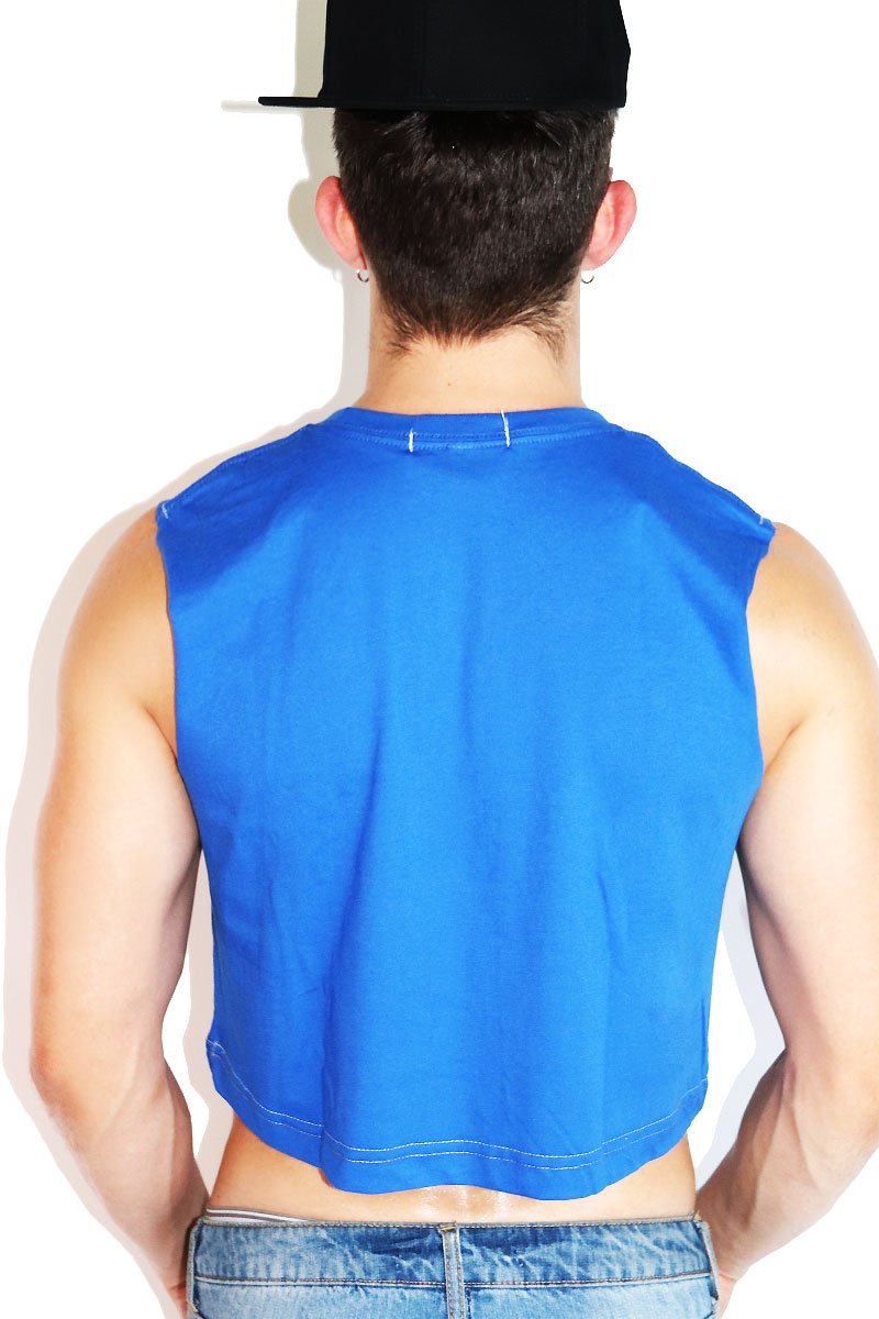 Core Crop Tank-Royal Blue