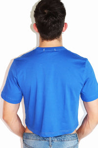 Core Crop Tee-Royal Blue