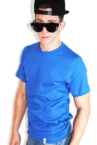 Core Crewneck Tee-Royal Blue