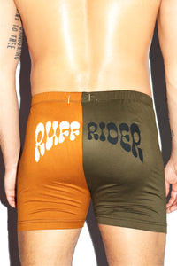Ruff Rider Split Biker Short-Olive