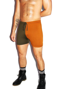 Ruff Rider Split Biker Short-Olive