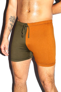 Ruff Rider Split Biker Short-Olive