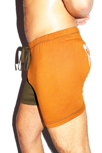 Ruff Rider Split Biker Short-Olive